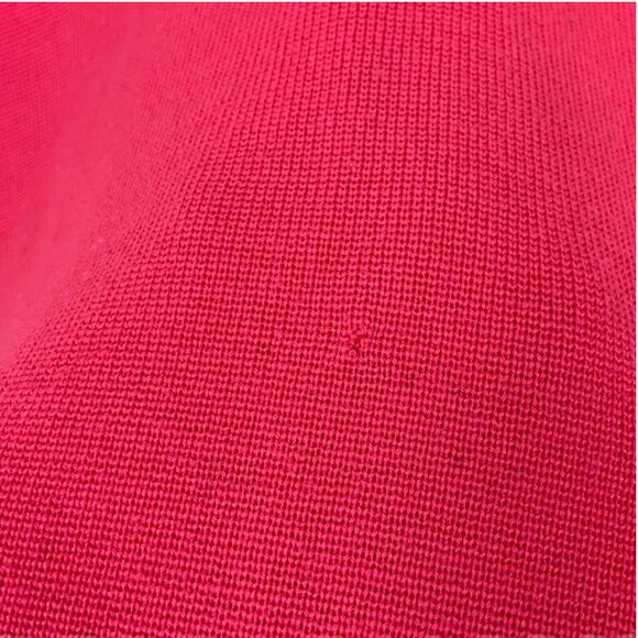Ski Sweater Vintage Slalom Women's Melon Pink Wool Long Sleeve size Medium - Picture 3 of 10